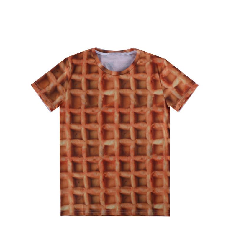 Really Ugly Waffle Tee Tee Shirt Nuthin' But Waffles 